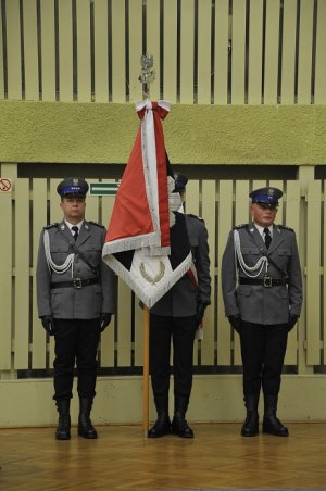 Poczet sztandarowy Centrum Szkolenia Policji