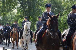 Przemarsz ulicami Łodzi uczestników turnieju