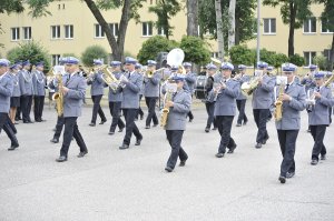 Orkiestra Reprezentacyjna Policji podczas defilady