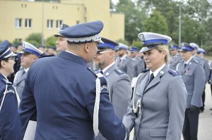 Policjanci mianowani na wyższe stanowiska służbowe