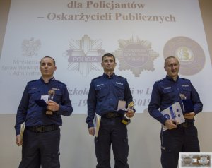 Uroczyste zakończenie Finału II Ogólnopolskiego Konkursu dla Policjantów-Oskarżycieli publicznych.