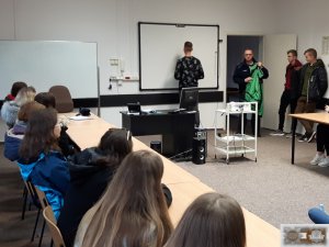 Gościliśmy klasy mundurowe ze Stalowej Woli