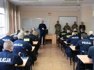 Uroczyste otwarcie szkolenia specjalistycznego w zakresie rozpoznania minersko – pirotechnicznego .