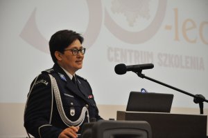 Przemówienie Pani Komendant Centrum Szkolenia Policji podczas uroczystości