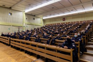 słuchacze podczas akcji pobierania próbek