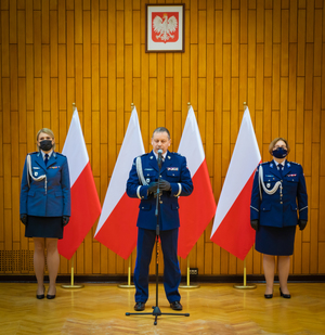 Uroczystość przekazania obowiązków na stanowisku Komendanta CSP