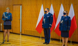 Uroczystość przekazania obowiązków na stanowisku Komendanta CSP