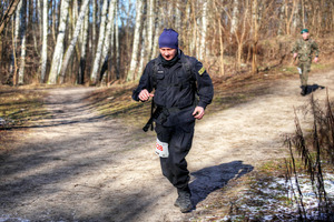 Policjanci z CSP na Półmaratonie Komandosa