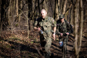 Policjanci z CSP na Półmaratonie Komandosa