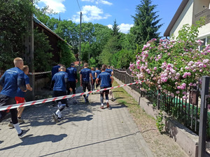 Policjanci podczas zawodów Sharp Run