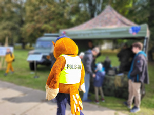 Policjanci i inne służby prezentują swój sprzęt