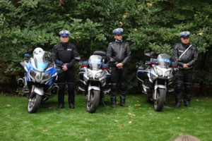 Policjanci CSP podczas Mszy św.