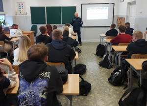 Odwiedziliśmy uczniów technikum w Ciechanowie