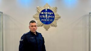 Wizerunek policjanta.