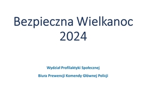 Bezpieczna Wielkanoc 2024